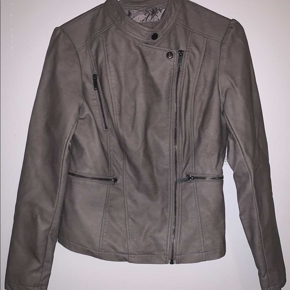 Faux Leather Jacket by Kaari Blue